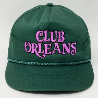 Photo of Vintage 90s Club Orleans Casino Las Vegas Hat Baseball Cap Hotel Snapback Green