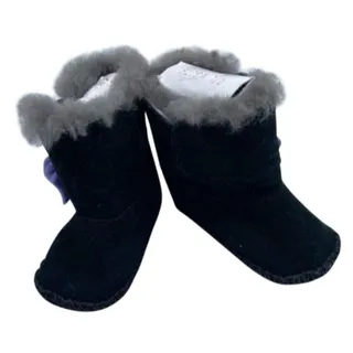 Photo of UGG Baby Black Purple Boots Size 1