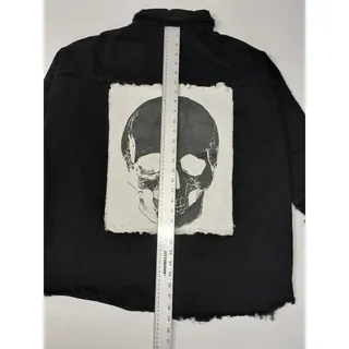 Photo of Fantastic Fawn (Small) Black Button Down Mid Sleeve Shacket