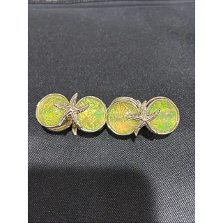 Photo of Vintage Yellow green Opal Starfish mermaid Link Bracelet Women Jewelry one size