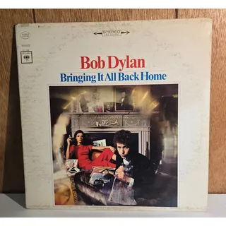 Photo of Bob Dylan Bringing It All Back Home Vinyl LP 1965 Columbia CS 9128 Stereo