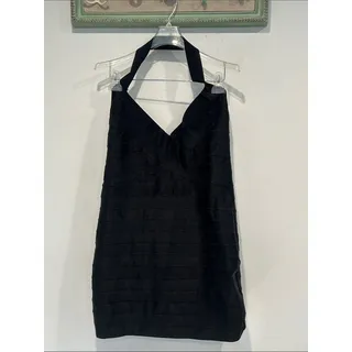 Photo of Dolls Kill generation kiss Y2K bandage band Black Halter Mini Dress xxl women’s