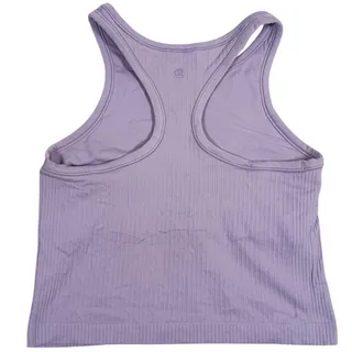 Photo of Lululemon Ebb To Street Cropped Racerback Tank Size 6 Lavender Yoga Studio Gym