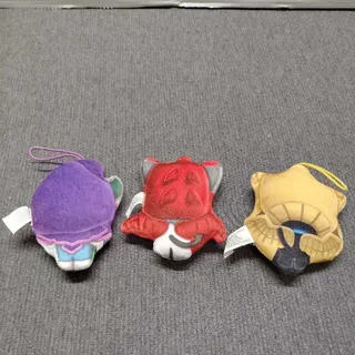 Photo of Sanrio Yu Gi Oh Hello Kitty Plush Charm Set 3pc Crossover