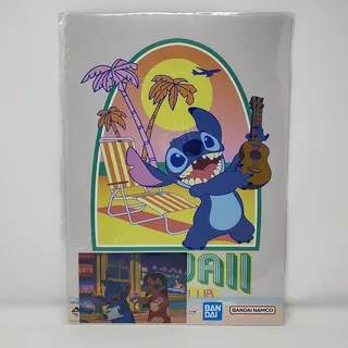 Photo of Disney Japan Lilo and stich poster and postcard 17 x 12