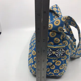 Photo of Vera Bradley Blue Tan Nylon Small Handbag
