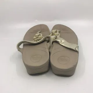 Photo of Fitflop Shine Stone Golden Tan Sandals Size: US 8