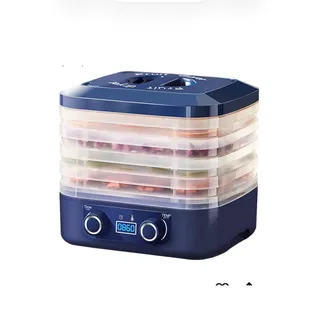 Photo of Food Dehydrator, 5 Trays Food Dryer Machine, Temperature Control  Blue
