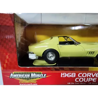 Photo of Ertl 1968 Corvette Coupe 1:18 Die-Cast GM 50th Anniv American Muscle MIB