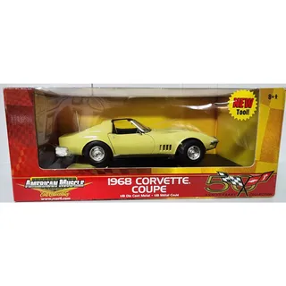 Photo of Ertl 1968 Corvette Coupe 1:18 Die-Cast GM 50th Anniv American Muscle MIB