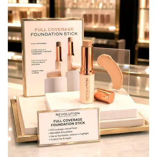 Photo of Revolution Fast Base Stick Foundation Color: F4