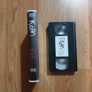 Photo of Korn VHS 1996 & 1999 St Louis MO & Moline Illinois Nu Metal Live Rock Concert