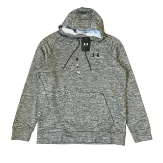 Photo of Under Armour Fleece Twist Hoodie Men's M Green Loose Fit Scuba Neck Lightweight