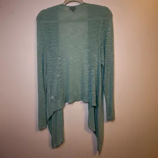 Photo of Torrid Sage Green Waterfall Cardigan Sz 1
