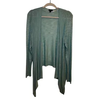 Photo of Torrid Sage Green Waterfall Cardigan Sz 1