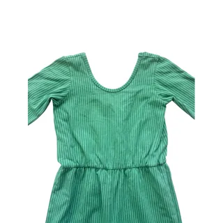 Photo of Alice + Ames Green Denim Stripe Jumpsuit Size 6