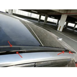 Photo of 19-24 Toyota RAV4 Roof Rack Center Cap Rail End Cover Weatherstrip Kit 4pc Black