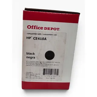 Photo of CE410A Black Toner Cartridge for HP Color LaserJet Pro 300/400 Office Depot