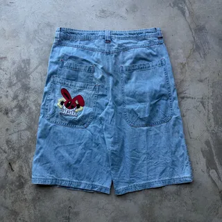 Photo of Vintage Y2K skater Baggy Embroidered Jorts shorts Size 36