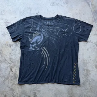 Photo of Y2K Destination Daytona Rivet Graphic Tee XXL Black Gothic Moto
