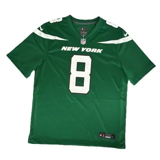 Photo of Nike Aaron Rodgers #8 New York Jets Jersey Mens Large Green NFL/NFLPA EUC