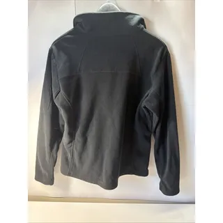 Photo of Women's Columbia Used Full Zip Up Jacket Fleece Size XL Black Long Sleeve