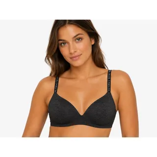 Photo of Victoria's Secret Black Heathered T-Shirt Bra