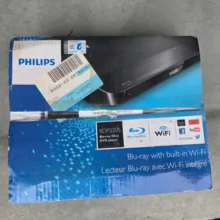 Photo of Philips BDP2205 Blue Ray/DVD player in org box