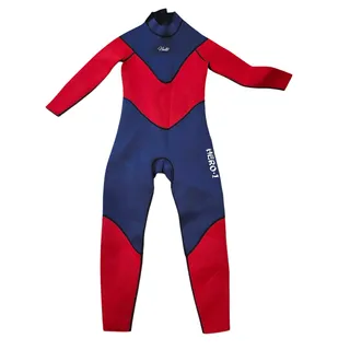 Photo of NWT Hevto HERO-1 navy and red wetsuit youth sz 14