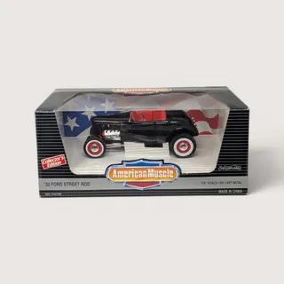 Photo of Vintage ERTL American Muscle 1/18 Scale 1932 Ford Street Rod Die-Cast Car