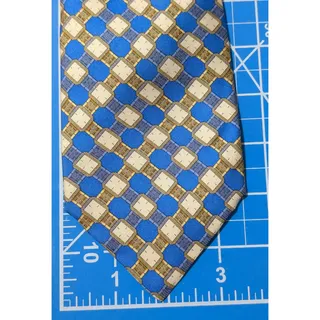 Photo of Highly Sought After Vintage Piaget 100% Silk Men's Multicolor Tie With Plaid Designs