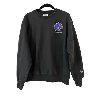 Photo of Vintage Y2K Champion Reverse Weave Boise State Broncos Sweatshirt M Black