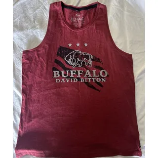 Photo of David Bitton Buffalo Live for Freedom T-Shirt Red Size XL