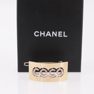 Photo of Chanel Coco Valletta Hair Clip Gold