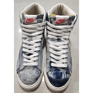 Photo of Nike Blazer Mid 77 Washed Denim Women's Size 6.5 DV2182-900