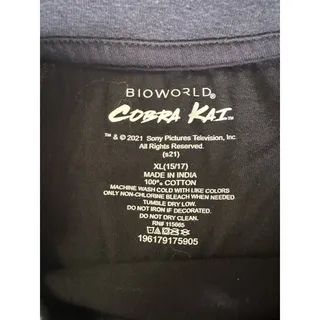 Photo of Bioworld Cool Cobra Kai T-Shirt Classic Fit Youth Black Size XL (15/17)