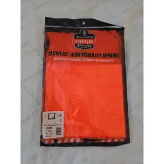 Photo of ERGODYNE 8289 Short Sleeve Hi-Vis Shirt, Polyester Breathable Knit, Orange, S