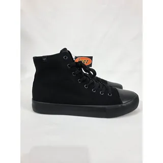 Photo of Lugz Stagger Hi Mens Size 10 Black Canvas High Top Sneakers New