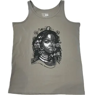 Photo of Unapologetically Fearless Tank Top, Izzy and Liv, Sage Green, Youth XL