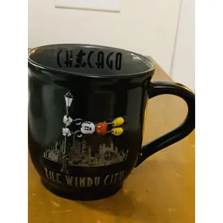 Photo of Disney Chicago Mickey Mouse Windy City, Black Coffee Cup, Souvenir Collectible