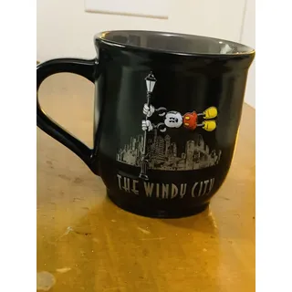 Photo of Disney Chicago Mickey Mouse Windy City, Black Coffee Cup, Souvenir Collectible