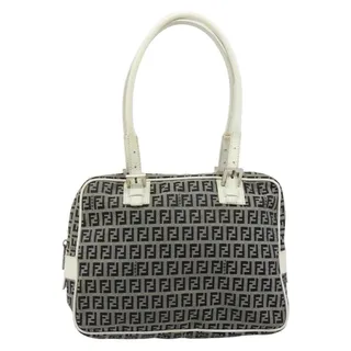 Photo of Fendi Zucchino Handbag Blue