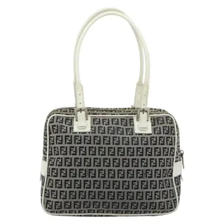 Photo of Fendi Zucchino Handbag Blue