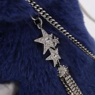 Photo of Jimmy Choo Chain Phone Holder Pouch Blue