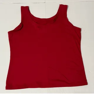 Photo of New Directions Sleeveless Tank/Shell, Crimson Red, Size L