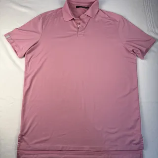 Photo of Ralph Lauren RLX Golf Performance Polo Pink Stretch Active Preppy Classic Fit M