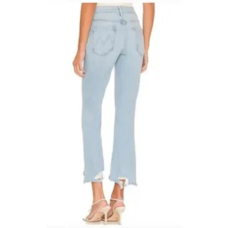 Photo of Mother The Insider Crop Step Chew Mentally Elsewhere Jeans, Size 27 