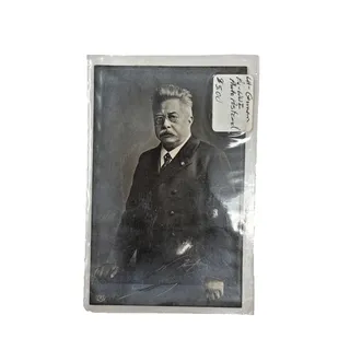 Photo of Pre-WWI German Real Photo Portrait Postcard RPPC Signed Inscribed