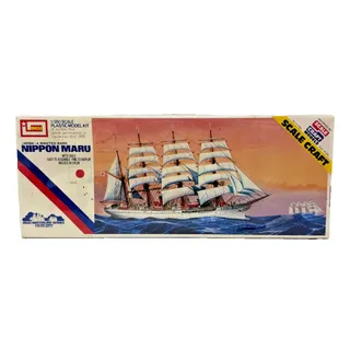 Photo of Imai B-306 1/350 Nippon Maru 4-Masted Bark Model Kit Sealed 1978