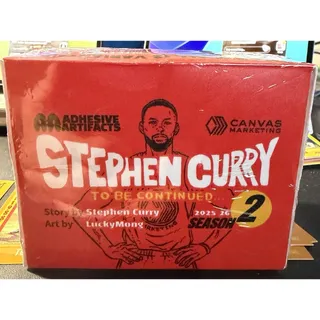 Photo of Stephen Curry Adhesive Artifacts To Be Continued Part 2 Factory Sealed Box